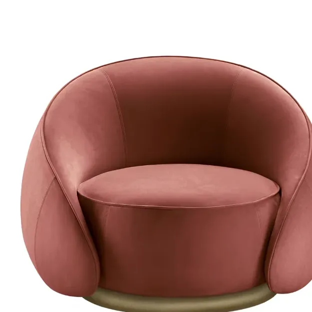 Picture of Abbracci circular red armchair